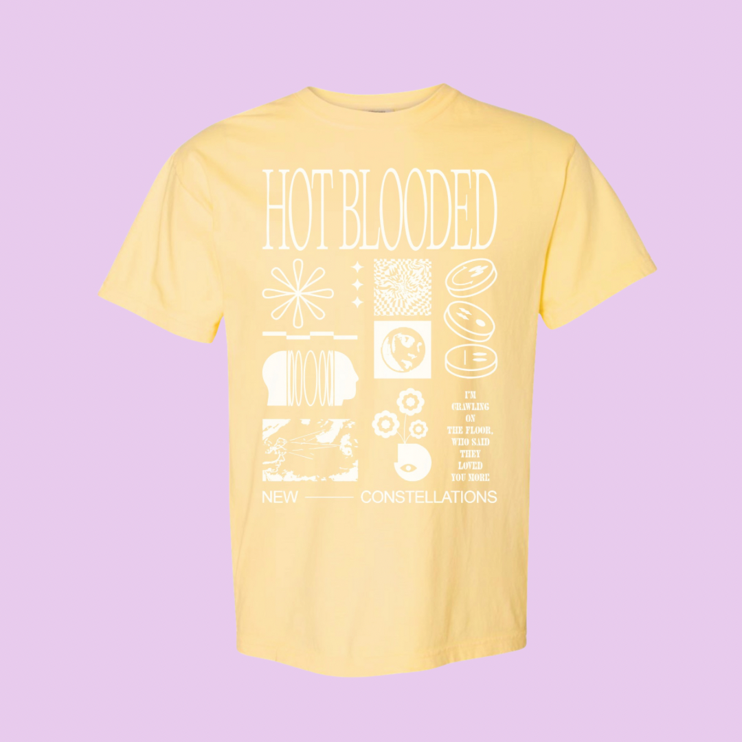 Hot Blooded Yellow Tee