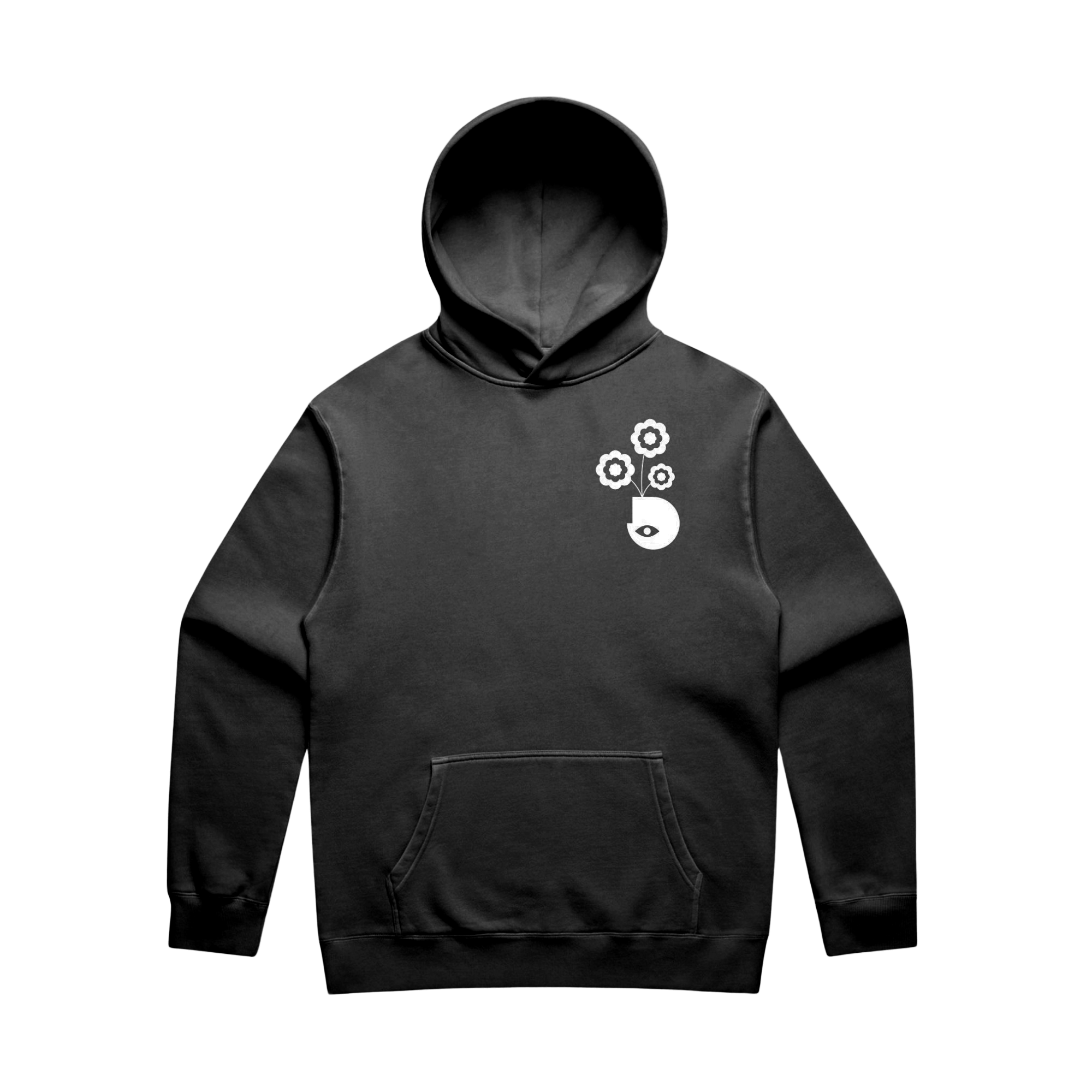Hot Blooded Hoodie Faded Black
